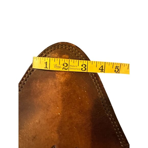 Vintage Tooled Leather Horse Wall Art Triangle Western Decor Saddle Style - Picture 11 of 15